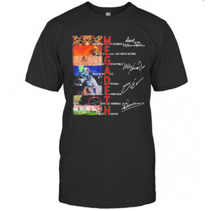 Megadeth Band Members Signatures T-Shirt